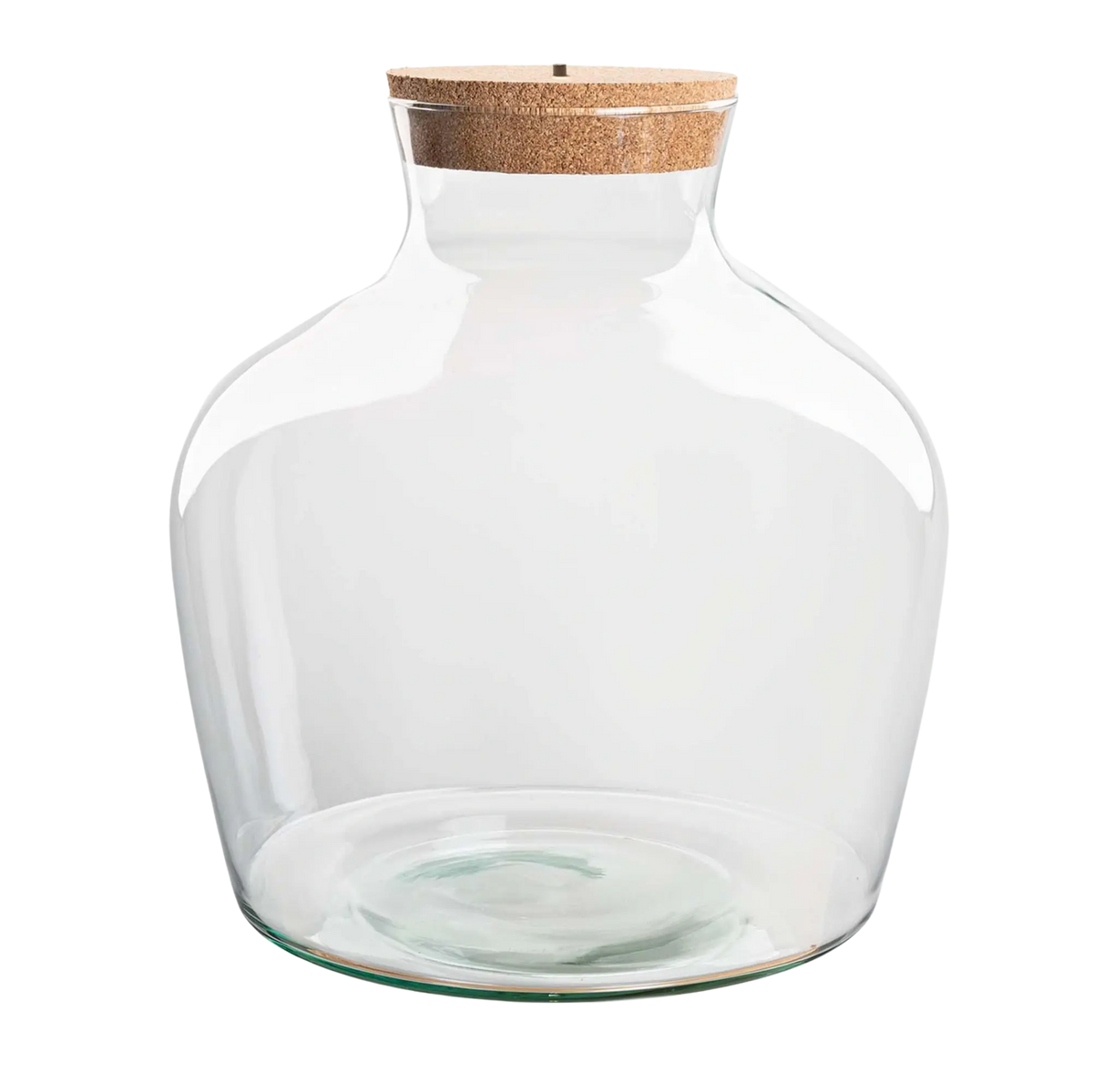 Terrarium fles met kurk - Fat Joe met led kurk Everspring