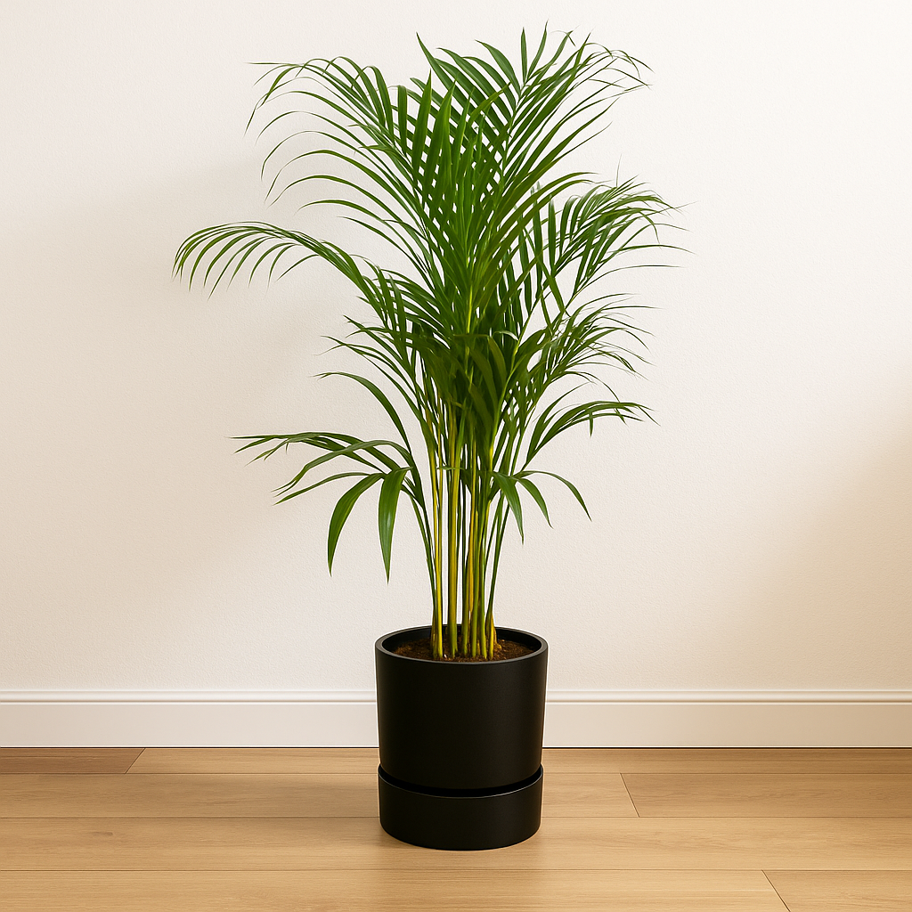 Areca palm | Elho Greenville Round zwart