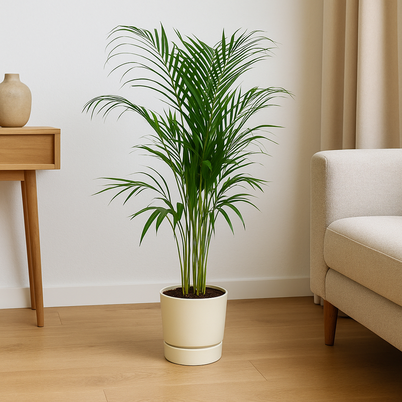 Areca palm | Elho Greenville Round wit