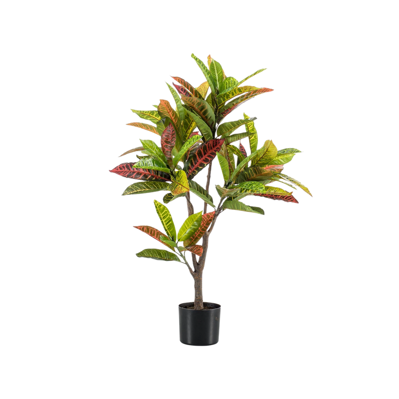 Croton Codiaeum Kunstplant (Wonderstruik)