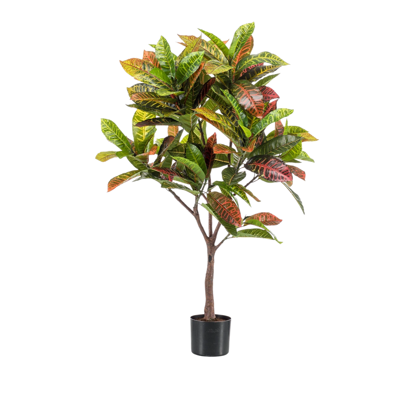 Croton Codiaeum Kunstplant (Wonderstruik)