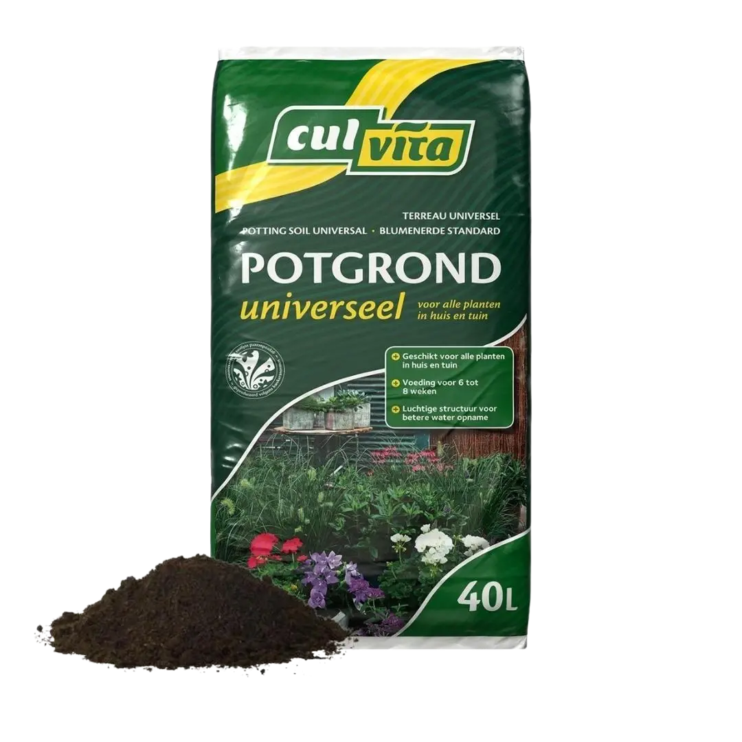 Culvita Universele Potgrond + 2 Maanden Plantenvoeding Everspring