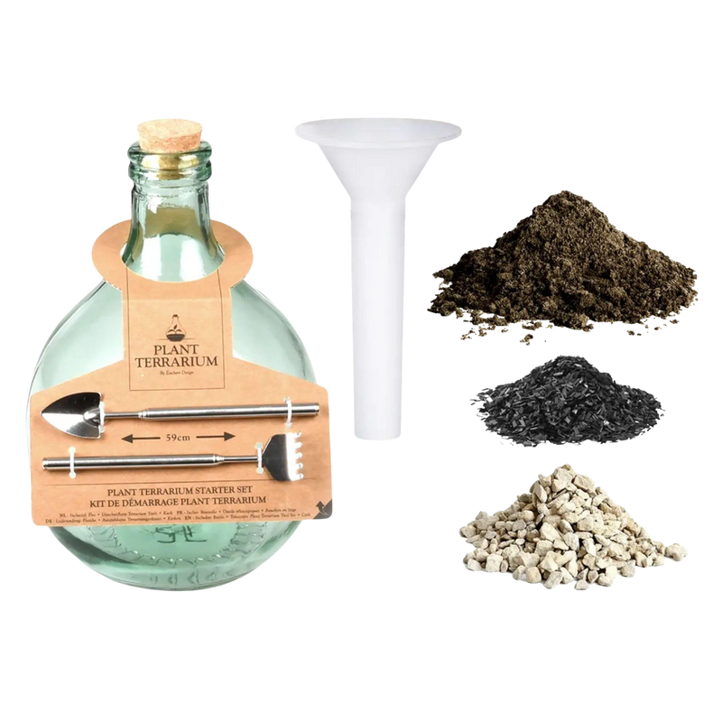 DIY Plant Terrarium Set 5L – Gesloten ecosysteem in giftbox
