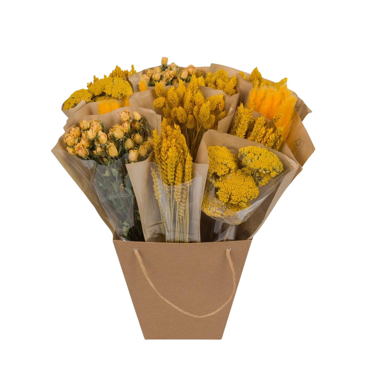 Droogbloemen – Dried Mono Mix Yellow