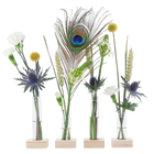 Flower Fest - Brievenbus Bloemen inclusief Vaasjes & Standaard