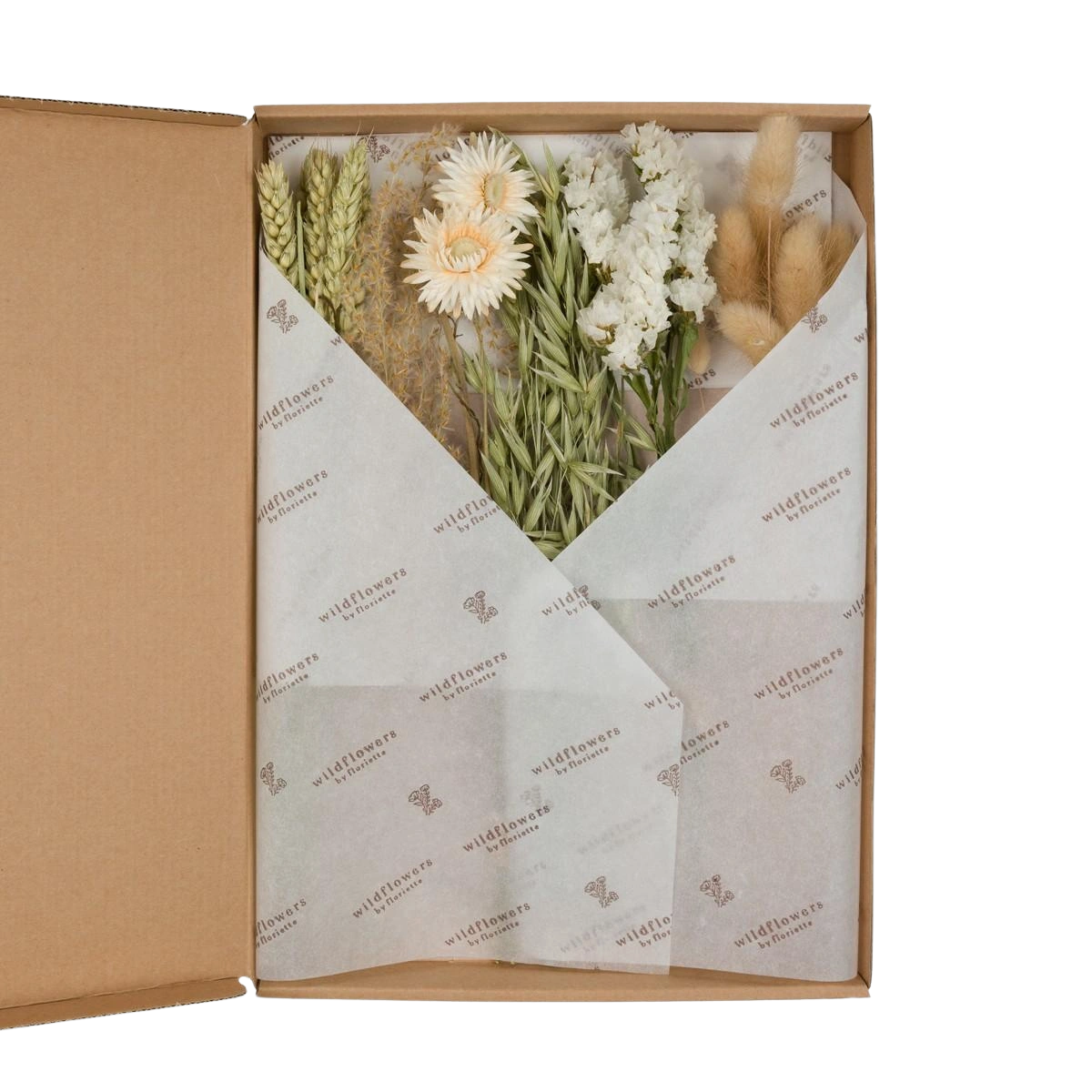 Flowers in Letterbox – Natural (5 stuks, 30 cm)