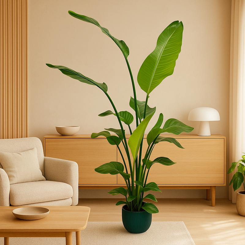 Strelitzia Nicolai | Elho Vibes Fold Round blauw