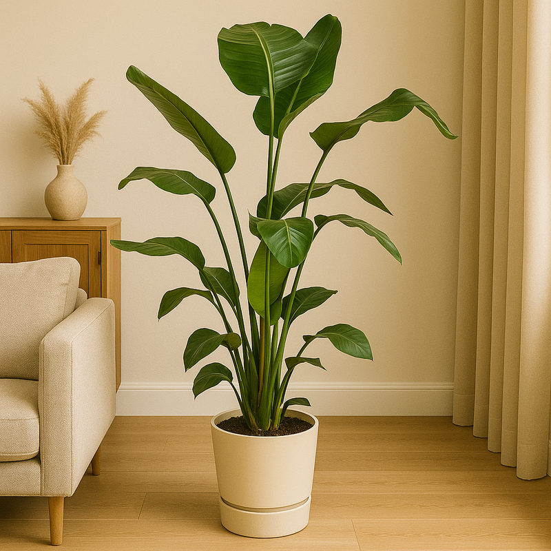 Strelitzia Nicolai | Elho Greenville Round wit