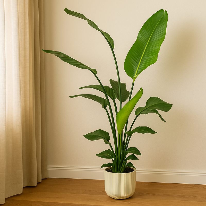 Strelitzia Nicolai | Elho Vibes Fold Round wit