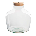Terrarium fles met kurk - Fat Joe met led kurk