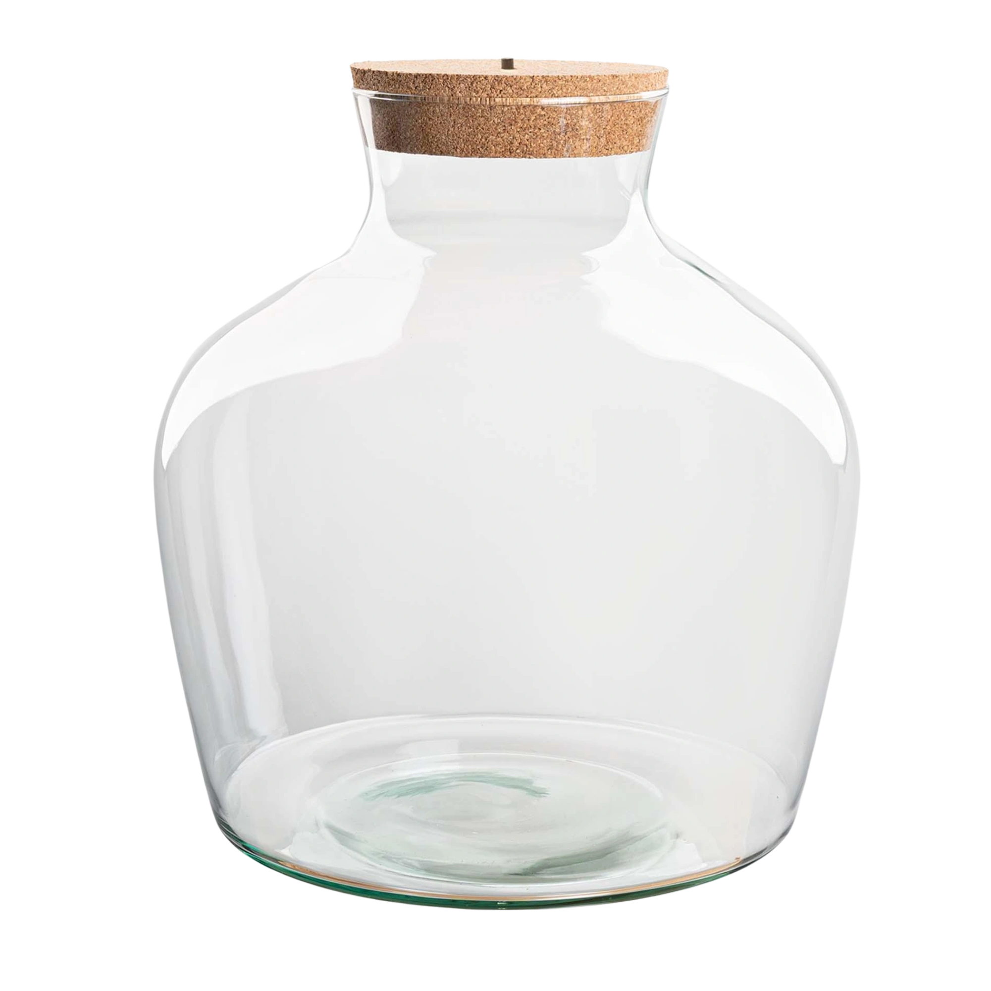 Terrarium fles met kurk - Fat Joe met led kurk