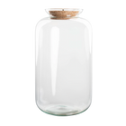 Terrarium fles met verlichting in kurk - Sven XL