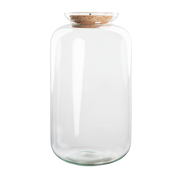Terrarium fles met verlichting in kurk - Sven XL
