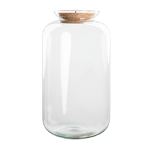 Terrarium fles met verlichting in kurk - Sven XL