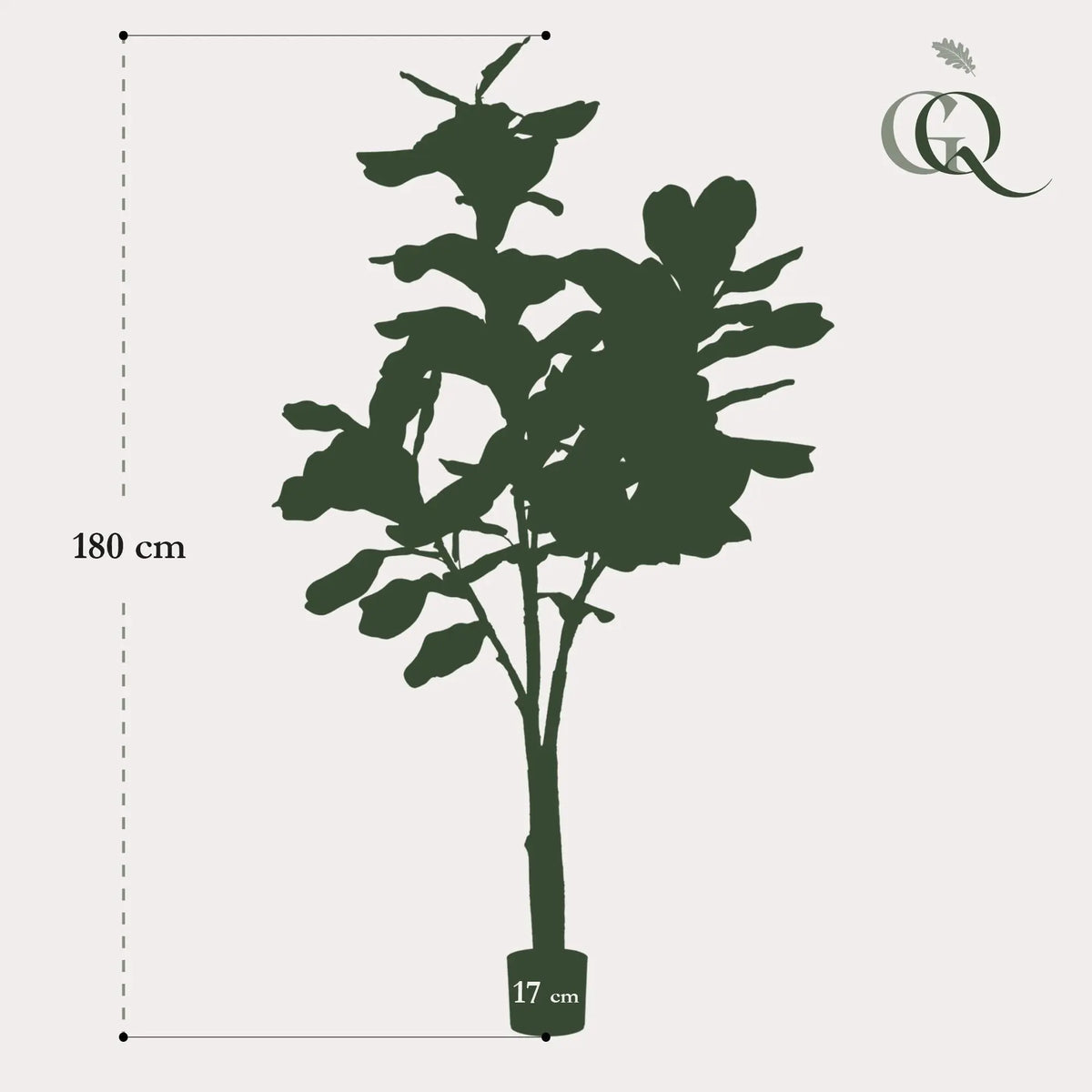Ficus Lyrata Kunstplant (Tabaksplant) Everspring