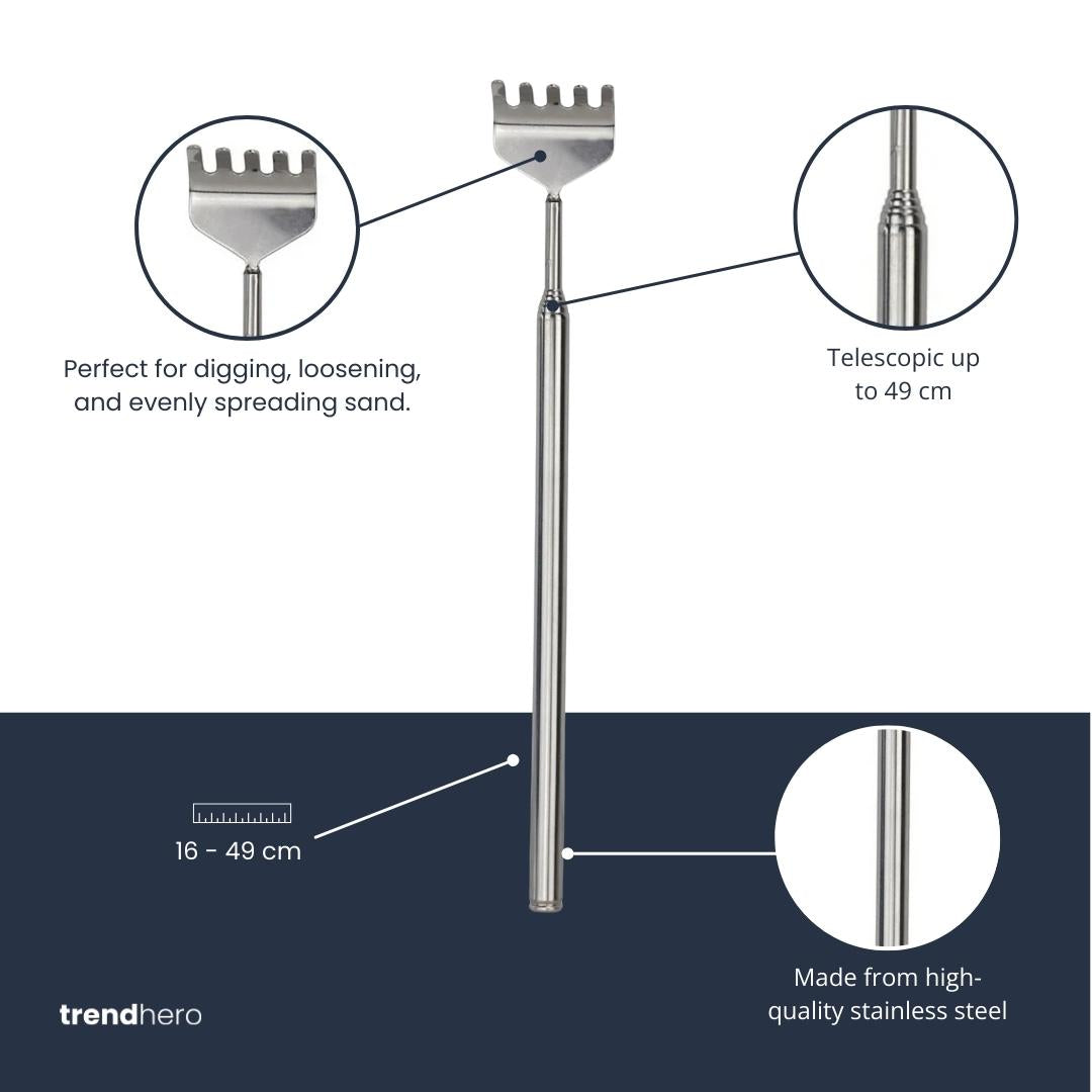 Telescopische Hark RVS - Terrarium Tool
