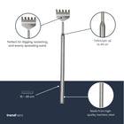 Telescopische Hark RVS - Terrarium Tool