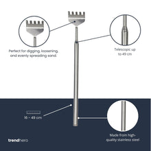 Telescopische Hark RVS - Terrarium Tool