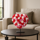 Hart DELUXE op Standaard – Gemixt Rood, Roze & Wit Foam