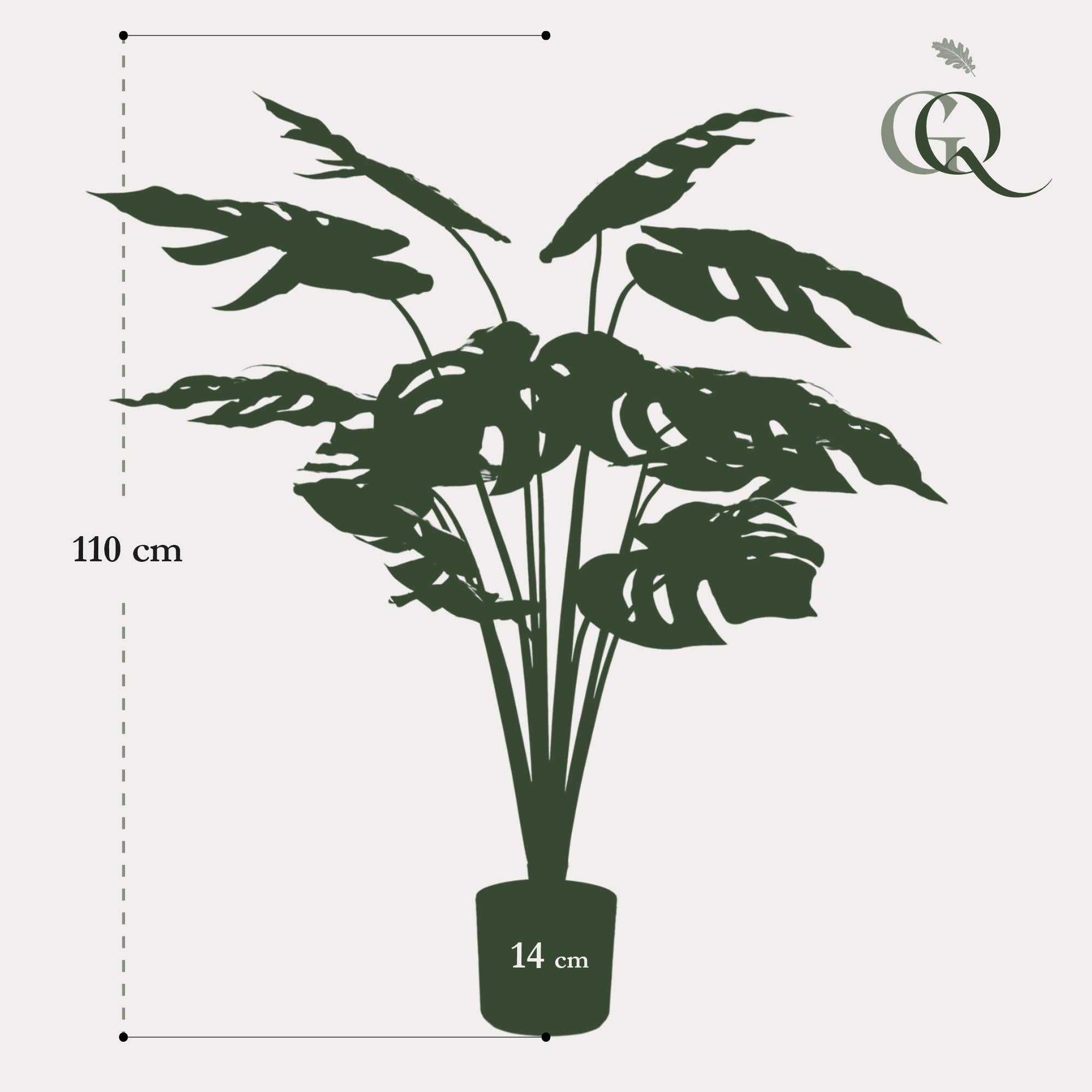 Monstera Deliciosa Kunstplant (Gatenplant)