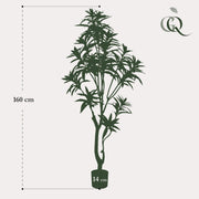 Dracaena kunstplant (Drakenboom)