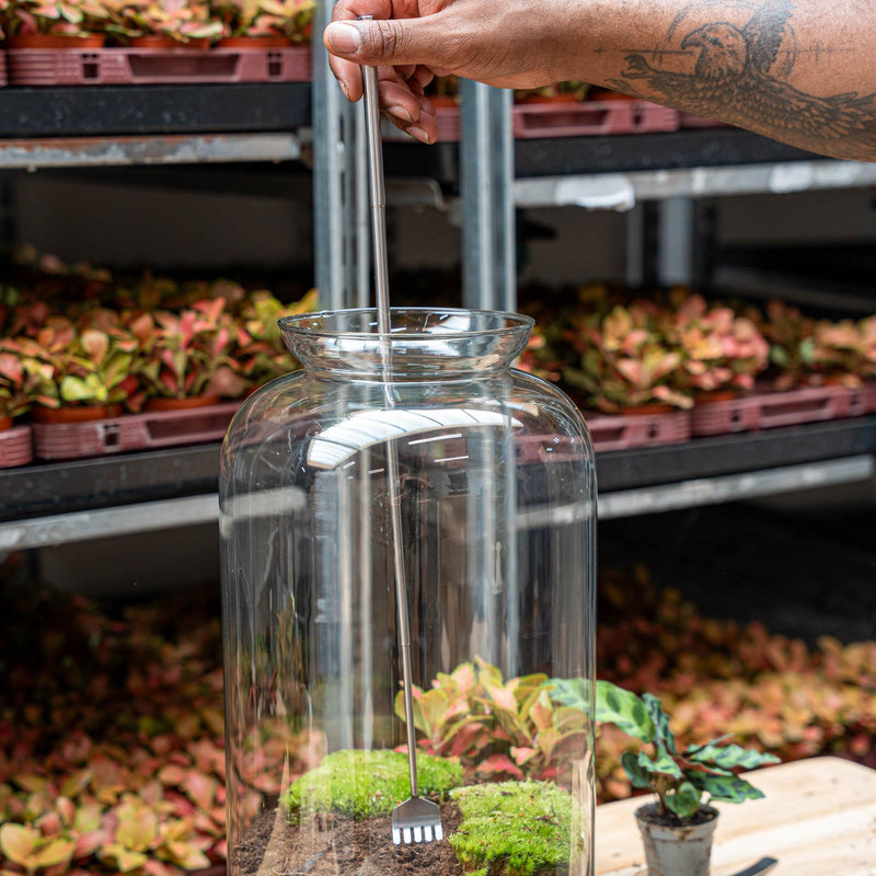 Telescopische Hark RVS - Terrarium Tool