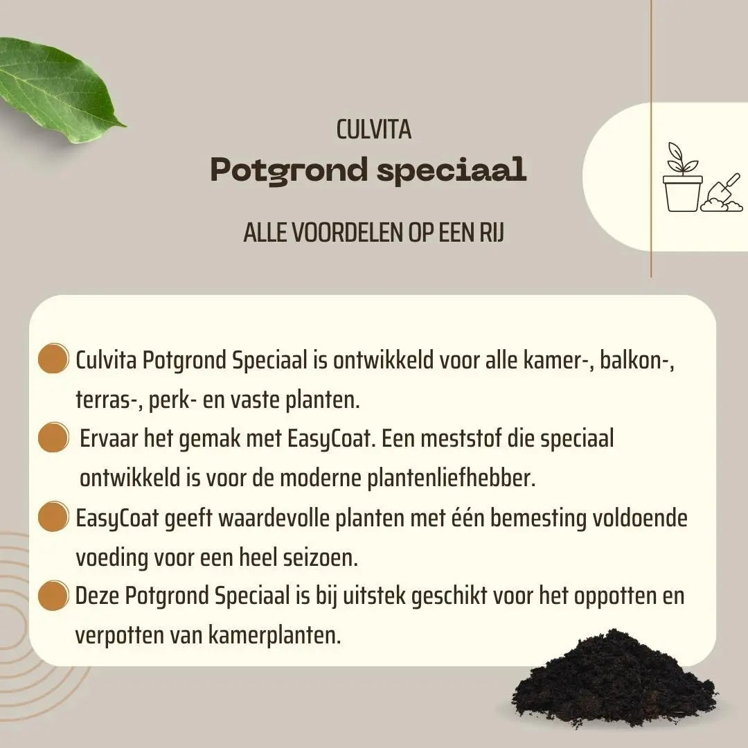 Culvita Potgrond Speciaal + EasyCoat Plantenvoeding Everspring