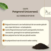 Culvita Universele Potgrond + 2 Maanden Plantenvoeding Everspring