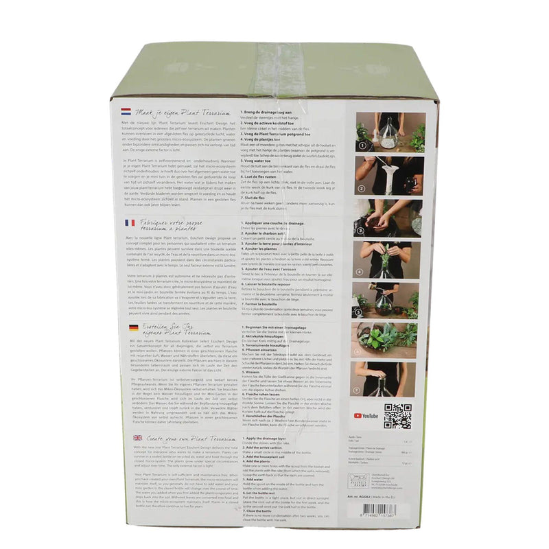 DIY Plant Terrarium Set 5L – Gesloten ecosysteem in giftbox