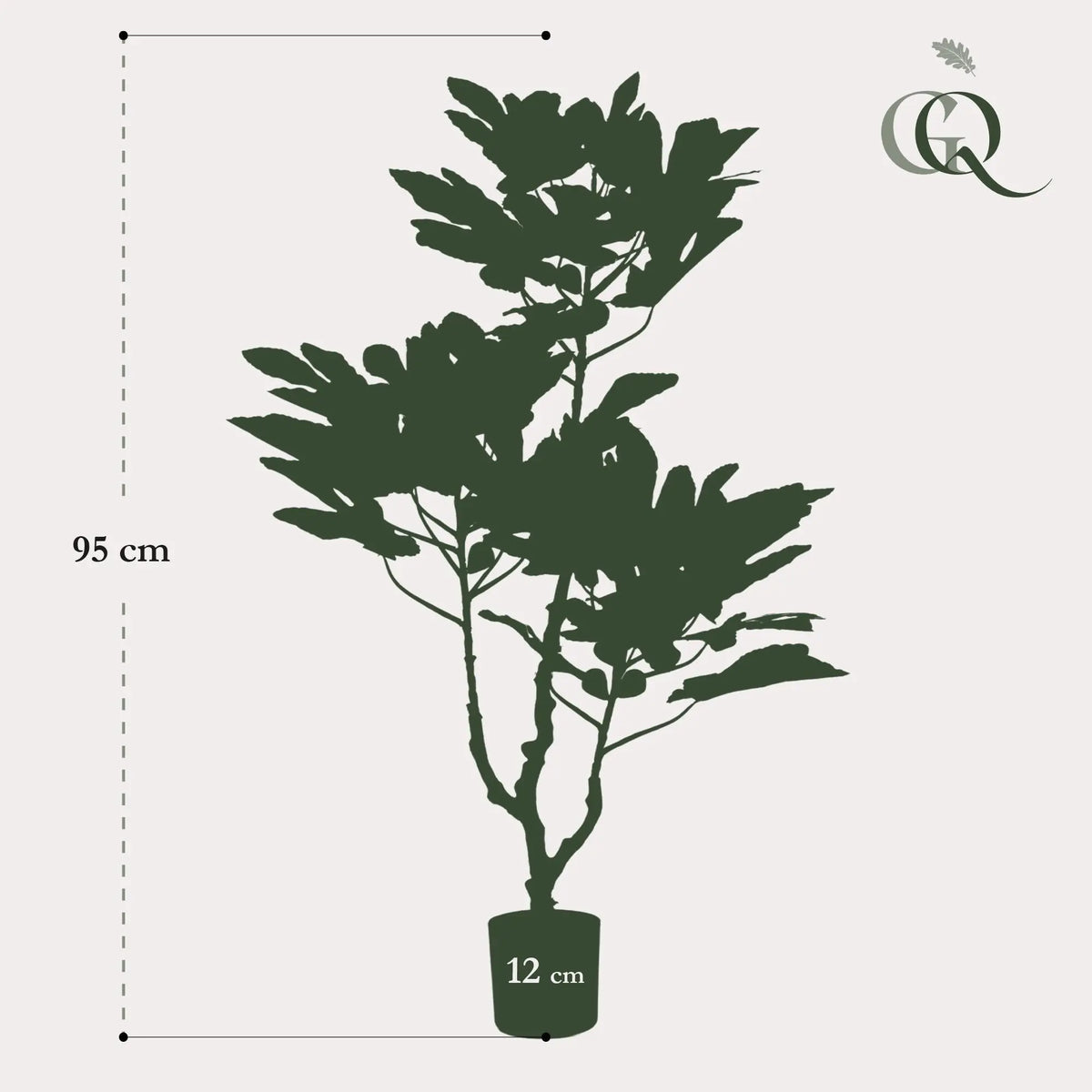 Ficus Carica Kunstplant (Vijgenboom) Everspring