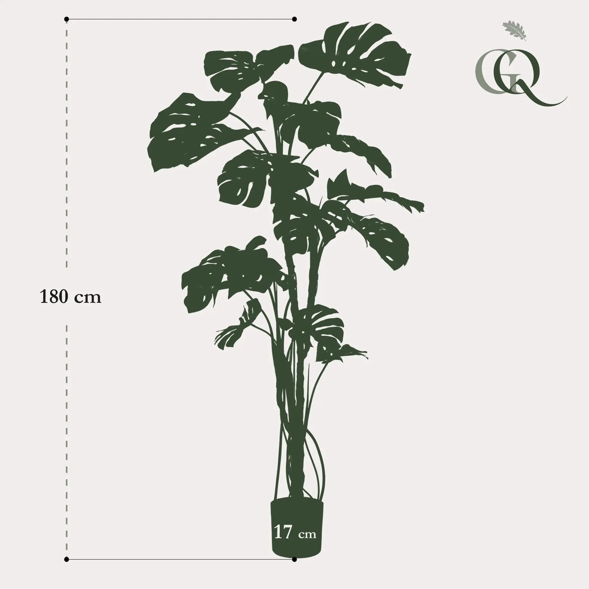 Monstera Kunstplant (Gatenplant) Everspring