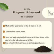 Culvita Universele Potgrond + 2 Maanden Plantenvoeding Everspring
