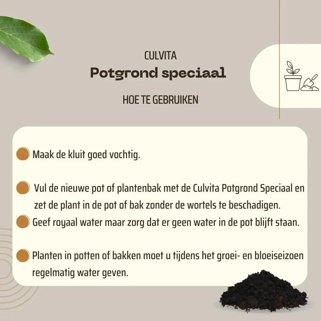 Culvita Potgrond Speciaal + EasyCoat Plantenvoeding Everspring