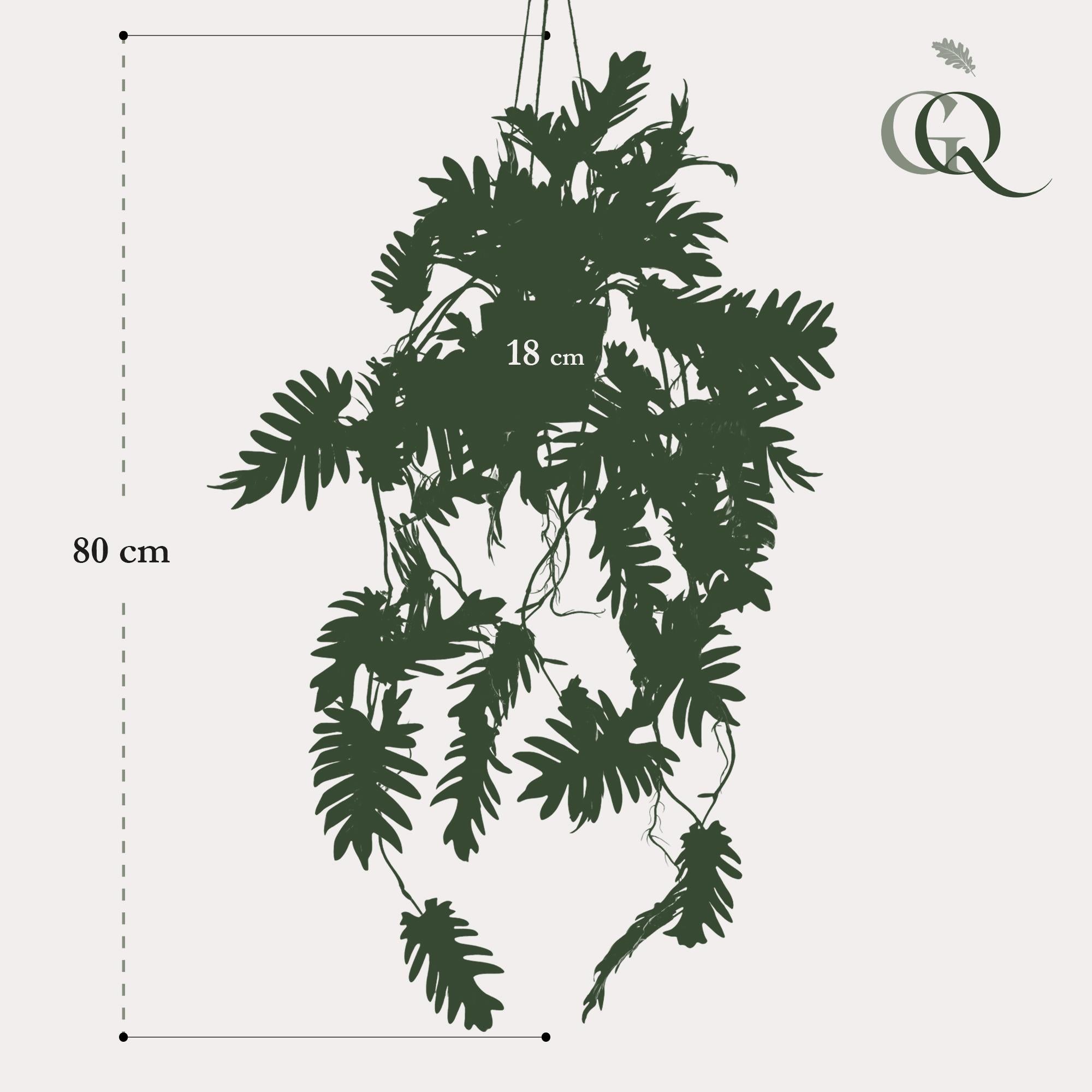 Philodendron kunstplant