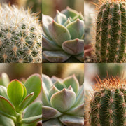 Mini Cactus & Succulenten Mix met Terracotta Potten – 18 Stuks
